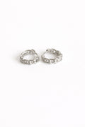 Petite Chain Huggie Silver