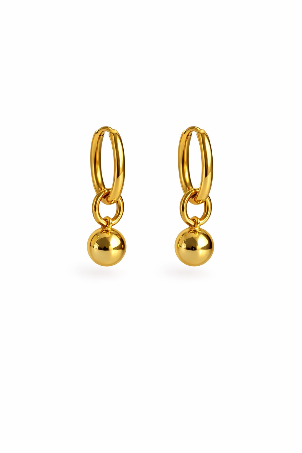 Sphere Ball Hoop Earring