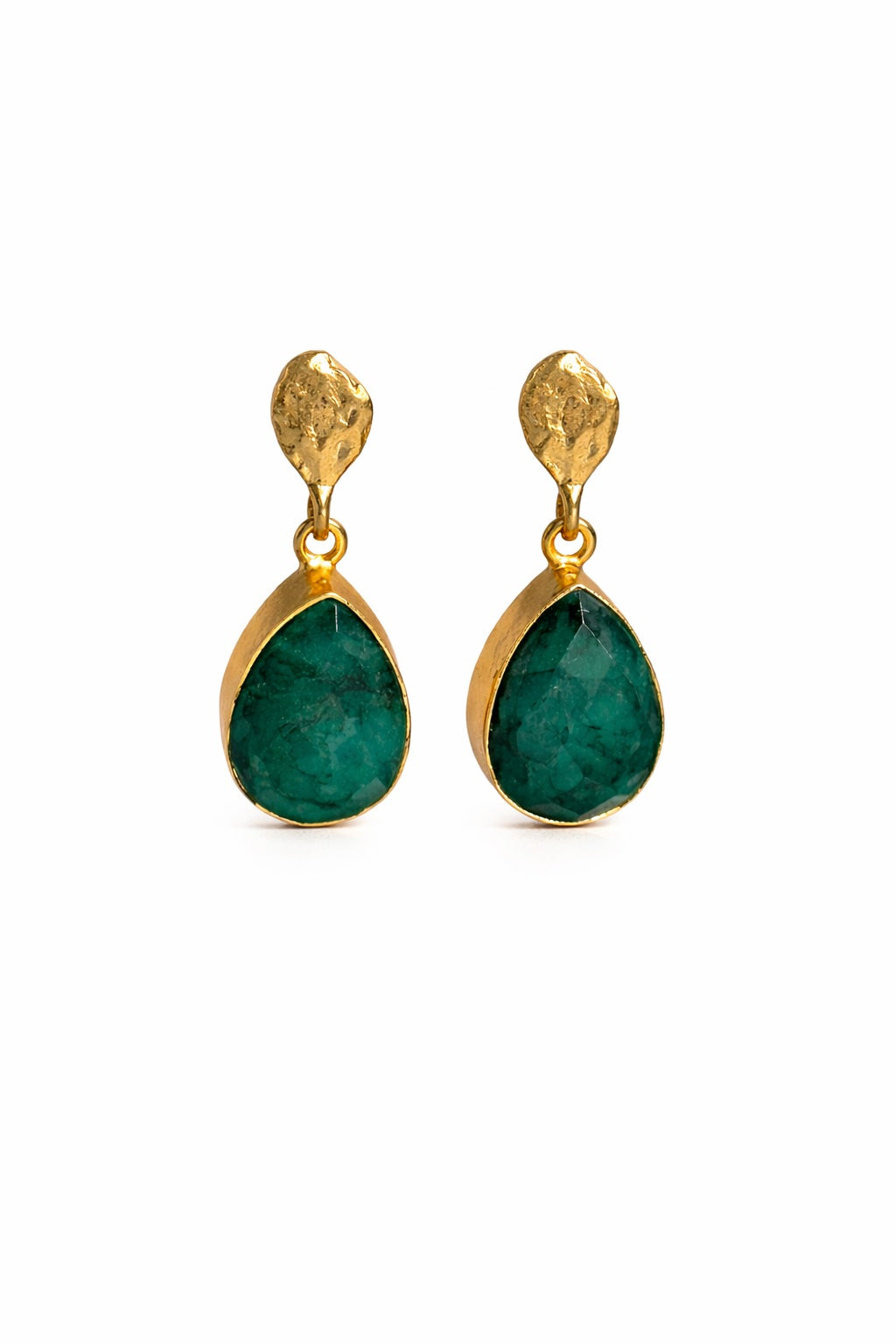 Green Drop Earring