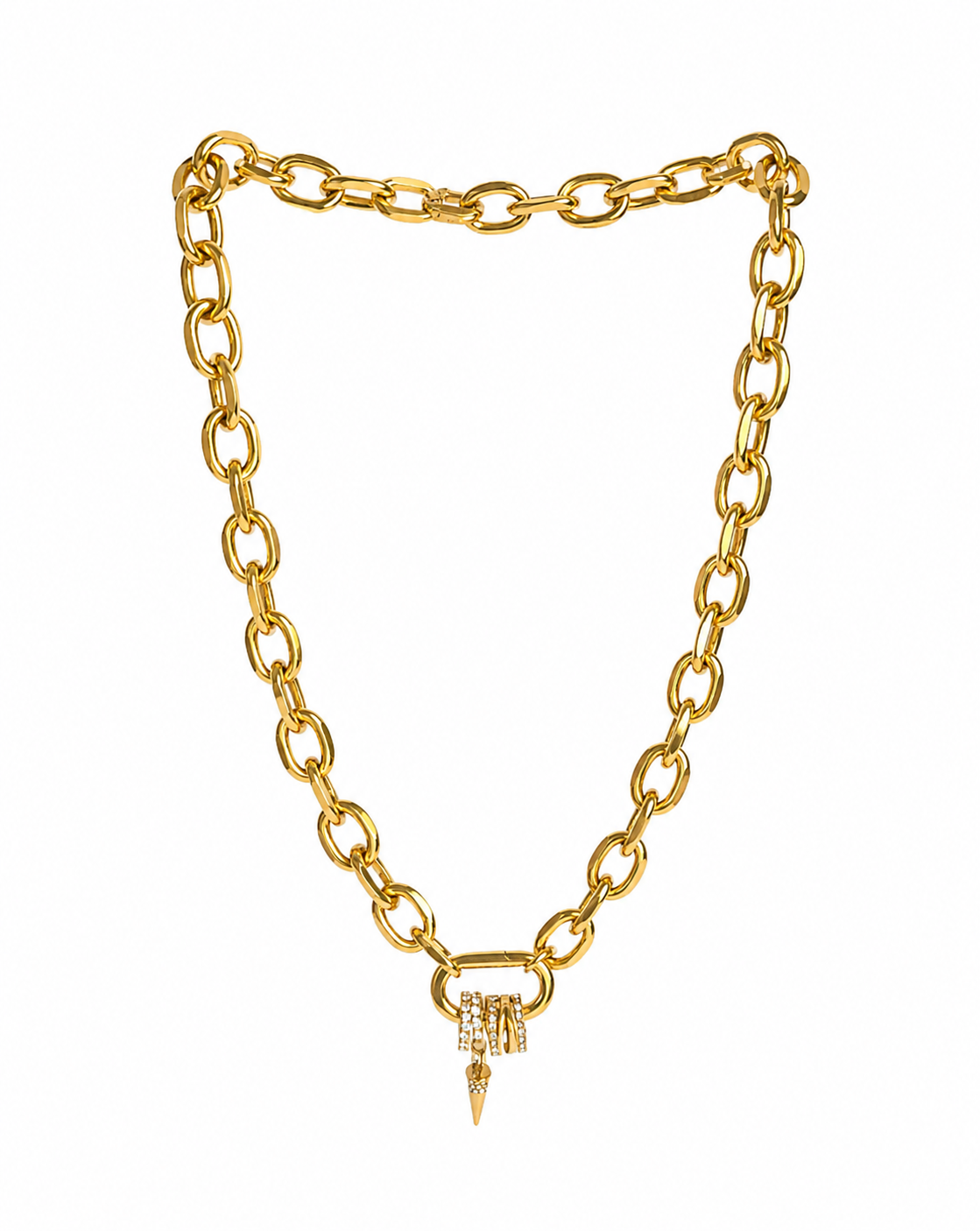 Zenith Zircon Link Necklace